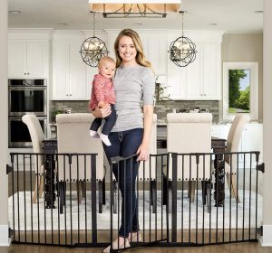 Regalo Deluxe Home Accents 74-Inch Widespan Safety Gate