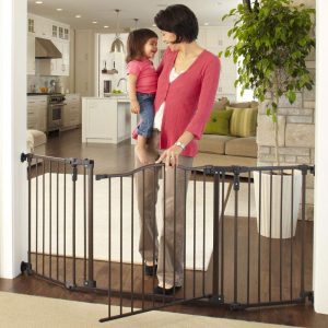 Toddler by the North States 72" wide Deluxe Décor Baby Gate: Sturdy extra wide baby gate